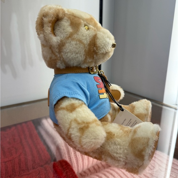 COACH Ski Bear Collectible In Signature Shearling C7059 Tan Multi NWT - Picture 5 of 13